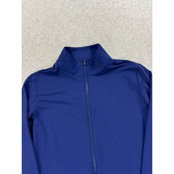 IBKUL Half‎ Zip Light Weight Mock Neck Top (Women's X-Small) Blue - Picture 2 of 12